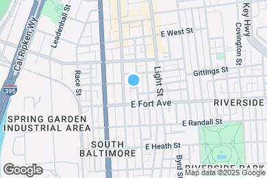 Map image of the property - 1432 Patapsco St