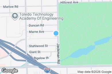 Map image of the property - 1704 Georgia Ave