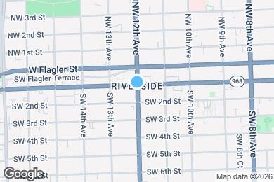 Map image of the property - 110 SW 12th Ave