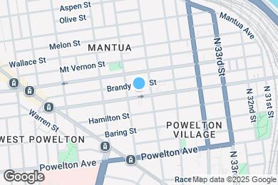 Map image of the property - 3619 Spring Garden St