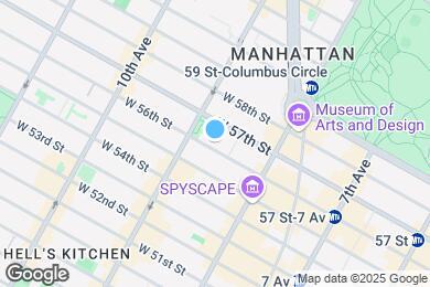 Map image of the property - 353 West 56th Street