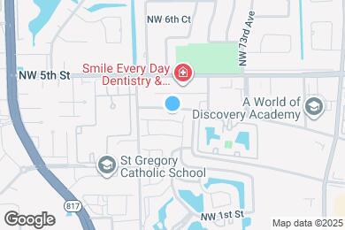 Map image of the property - 7507 NW 3rd Ct