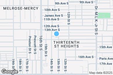 Map image of the property - 1308 Melrose Ave S