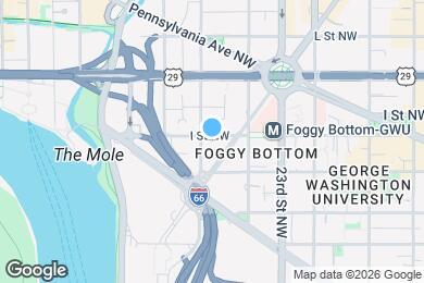 Map image of the property - 2420 I St NW