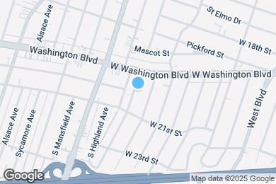 Map image of the property - 1930 S Longwood Ave