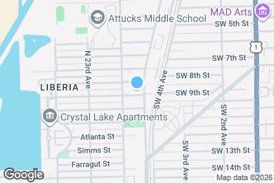 Map image of the property - 708 SW 9th St