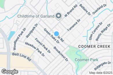 Map image of the property - 2809 Green Oaks Dr