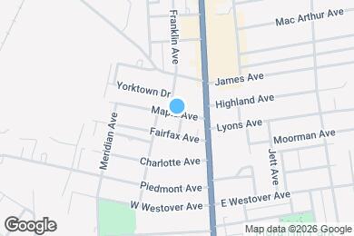 Map image of the property - 203 Maple Ave