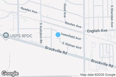 Map image of the property - 5843 Shimer Ave