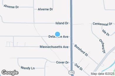 Map image of the property - 19 Delaware Ave