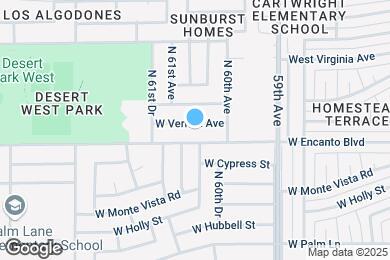 Map image of the property - 6033 W Vernon Ave