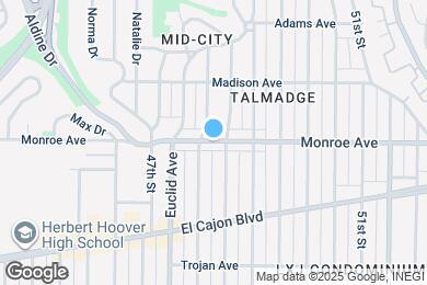 Map image of the property - 4821 Monroe Ave