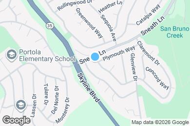 Map image of the property - 1960 Claremont Dr