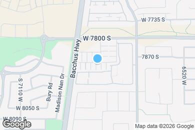 Map image of the property - 7893 S Gaea Ct