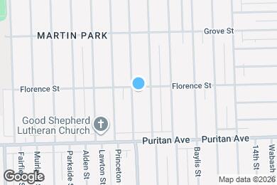 Map image of the property - 16254 Linwood St