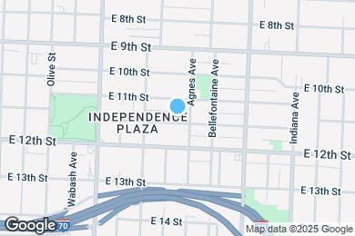 Map image of the property - 2832 Peery Ave