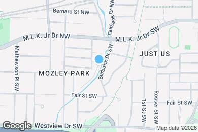 Map image of the property - 10 Rockmart Dr SW