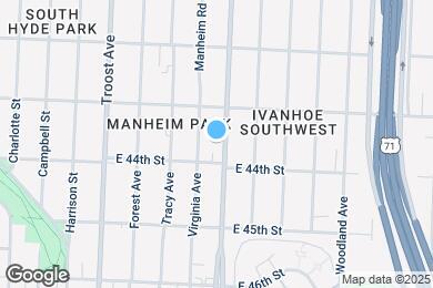 Map image of the property - 4328 Paseo Blvd