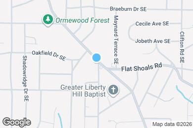 Map image of the property - 865 Cavanaugh Ave SE