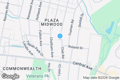 Map image of the property - 1719 Club Rd