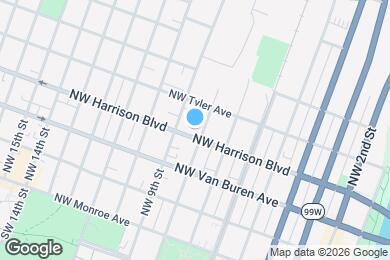 Map image of the property - 410 NW 8th St