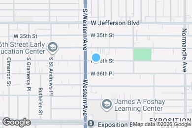 Map image of the property - 1664 W 36th St