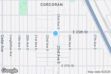 Map image of the property - 3512 23rd Ave S