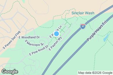 Map image of the property - 1379 E Scarlet Dr