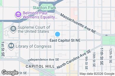 Map image of the property - 610 E Capitol St NE