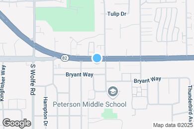 Map image of the property - 988 E El Camino Real