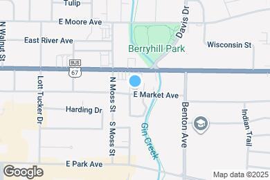 Map image of the property - 1716 E Market Ave