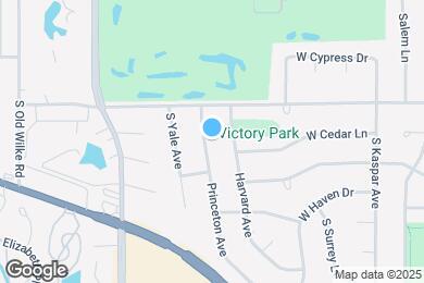 Map image of the property - 1319 S Princeton Ave