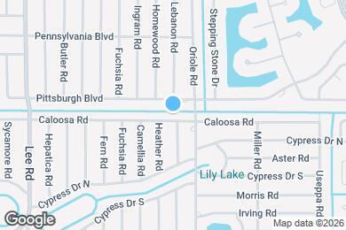 Map image of the property - 8451 Caloosa Rd