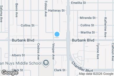 Map image of the property - Windward Sherman Oaks