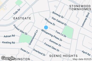 Map image of the property - 3708 Whispering Pines Dr