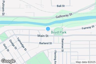 Map image of the property - 1023 E Grand Ave