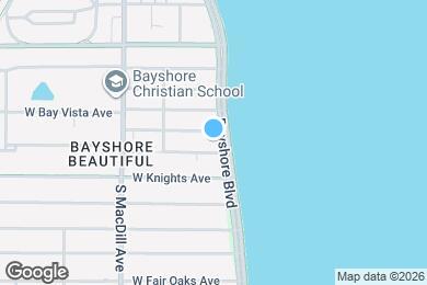 Map image of the property - 4015 Bayshore Blvd
