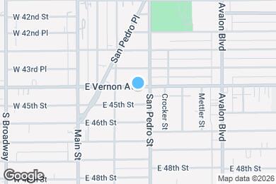 Map image of the property - 238 E Vernon Ave