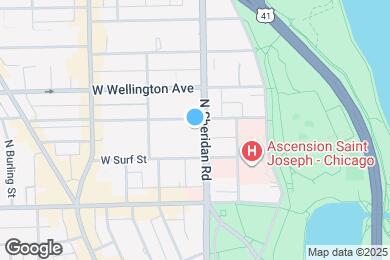 Map image of the property - 2909 N Sheridan Rd