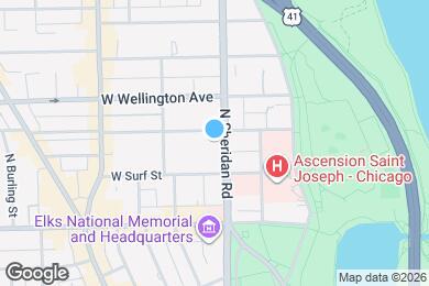 Map image of the property - 2933 N Sheridan Rd