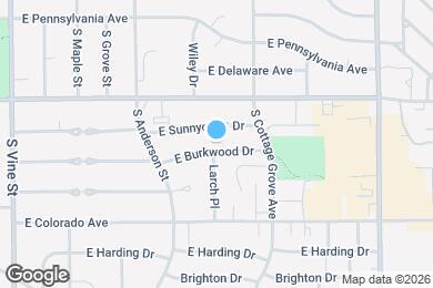Map image of the property - 902 E Burkwood Dr