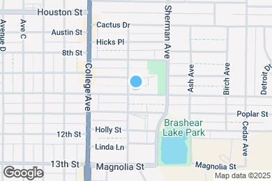 Map image of the property - 205 Hickory St