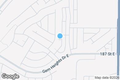 Map image of the property - 18520 96th Ave E