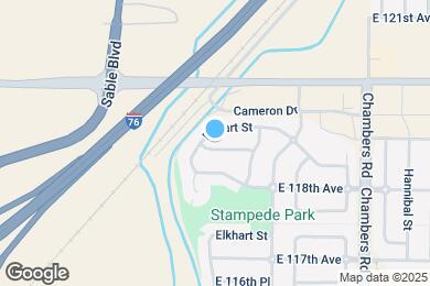 Map image of the property - 14811 E 118th Pl