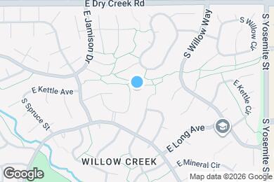 Map image of the property - 8278 E Long Pl