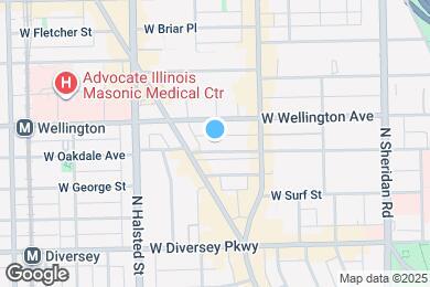 Map image of the property - 644 W Oakdale Ave