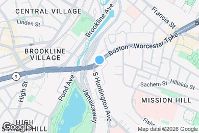 Map image of the property - 894 Huntington Ave