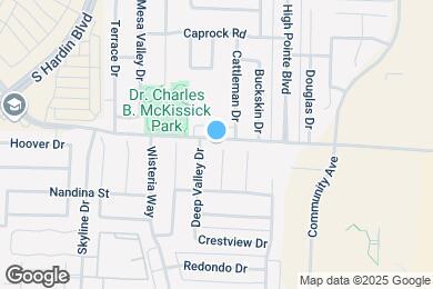 Map image of the property - 2213 Ridgewood Dr