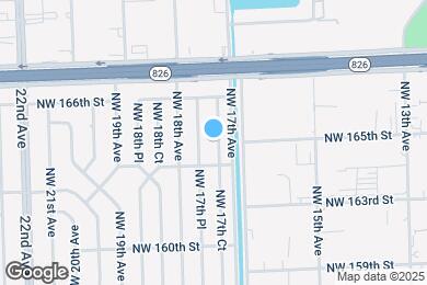 Map image of the property - 16340 NW 17th Ct