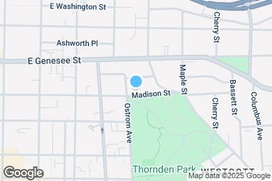 Map image of the property - 1205 Madison St